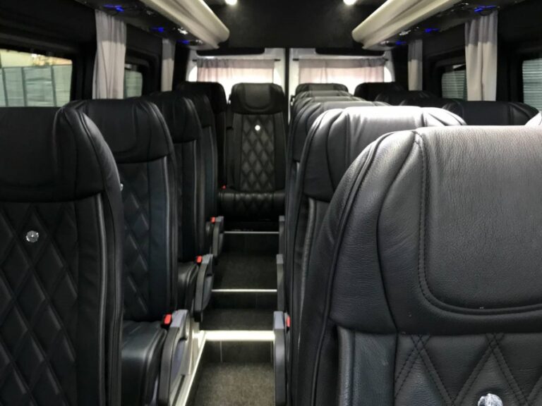 Tsokas Private Transfer Fleet Mini Bus Interior